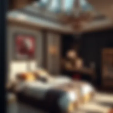 Magnificent Artistic Elements in Male Bedroom Design