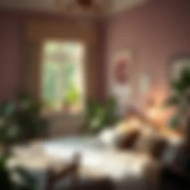 A serene bedroom decorated with various indoor plants, enhancing the tranquil atmosphere