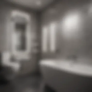 A variety of cleaning solutions for bathroom surfaces