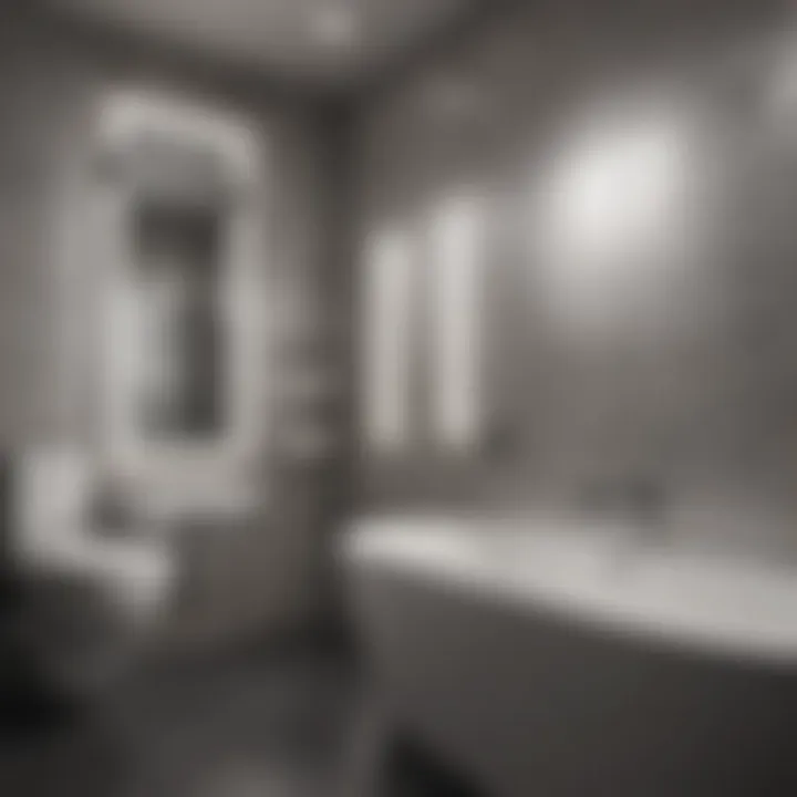 A variety of cleaning solutions for bathroom surfaces
