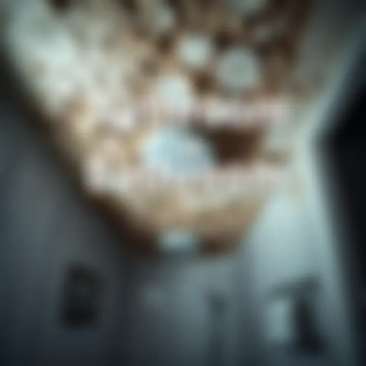 Understanding Mold Presence in Bathrooms Mold growth on a bathroom ceiling