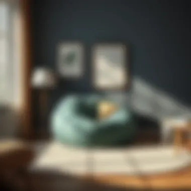 Chic Bean Bag Chair for Casual Relaxation Chic bean bag chair for casual relaxation