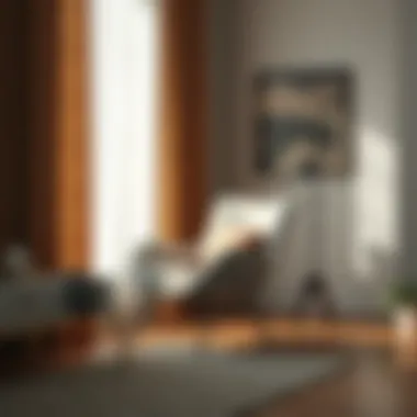 Minimalist Lounge Chair in Serene Atmosphere Minimalist lounge chair in a serene atmosphere