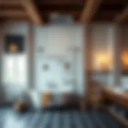 Detailed plumbing layout diagram