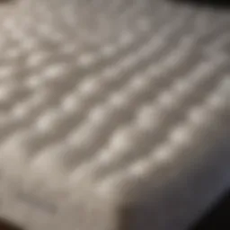 Detailed view of Mattress Firm mattress layers