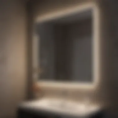 Contemporary Mirror Lighting Solutions Modern design of mirror lighting in a bathroom