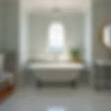 Refinished bathtub showcasing a modern aesthetic