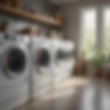 A vibrant array of eco-friendly laundry sanitizers on display