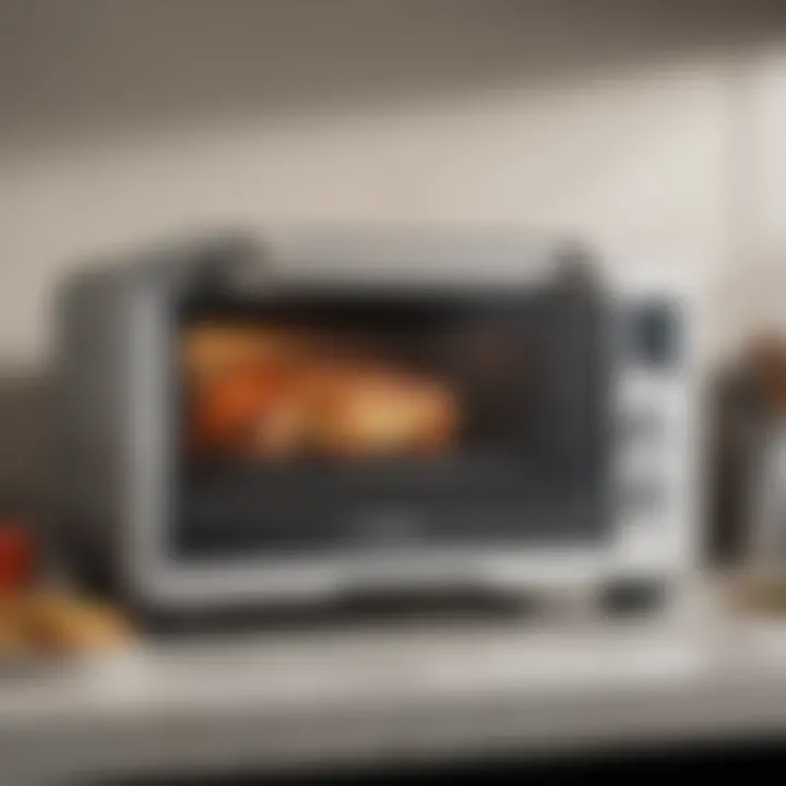 Sleek design of the Breville Mini Smart Oven showcasing its modern aesthetic