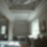 Moisture-resistant ceiling paint sample