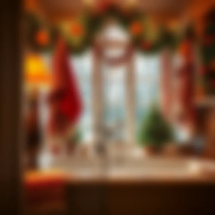 Cozy Bathroom Ambiance Cozy bathroom ambiance enhanced by seasonal textiles