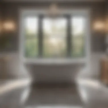 Beautifully styled bathroom featuring the American Standard 54 bathtub as a centerpiece