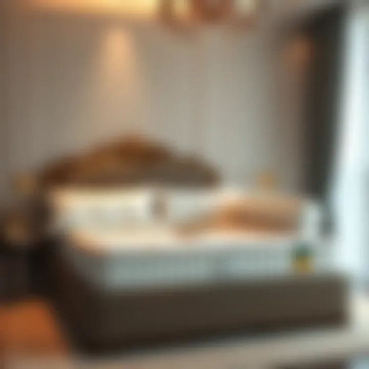 Luxurious Mattress Showcasing Quality Materials Luxurious mattress showcasing quality materials