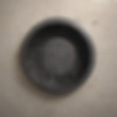 Bathroom drain cover with hair accumulation