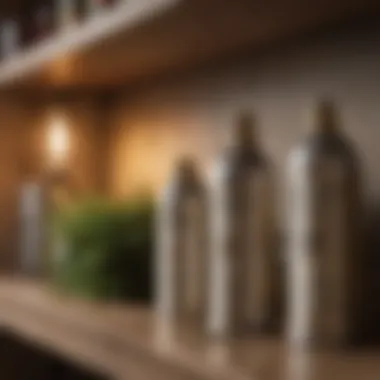 Effective Natural Moth Repellents Natural repellents displayed on a shelf