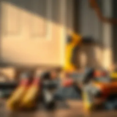 Tools for Door Installation Labor tools and equipment used for door installation