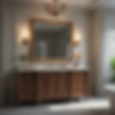 Craftsmanship in Master Bathroom Design Sophisticated master bathroom showcasing custom cabinetry and high-end materials