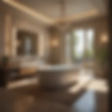 Creating a Spa Vibe at Home Spa-like retreat with soothing color palette and ambient lighting