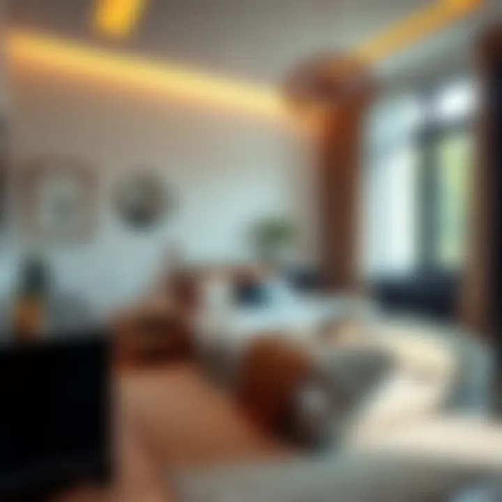 Multi-functional furniture in a cozy bedroom setting