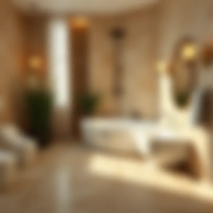 Natural Stone Flooring in Eco-Friendly Spaces Natural stone flooring creating a serene and eco-conscious ambiance