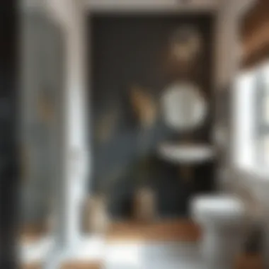 Stylish Wall Decals for a Modern Look Stylish wall decals enhancing bathroom decor