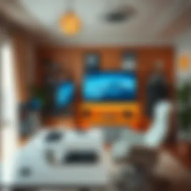 Advanced technology setup for remote work