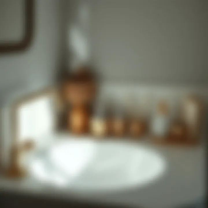 Chic Bathroom Accessories Tastefully arranged bathroom accessories