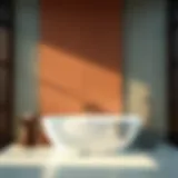 Ergonomically designed angle bath seat showcasing its modern aesthetic