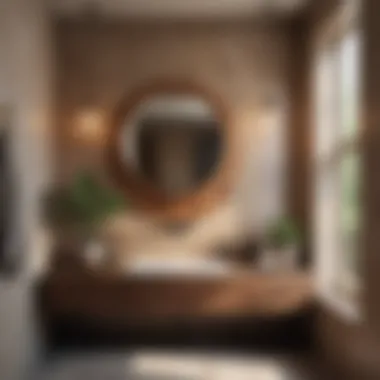 Natural earth tones creating a serene space