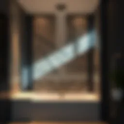 Elegant shower insert showcasing modern design