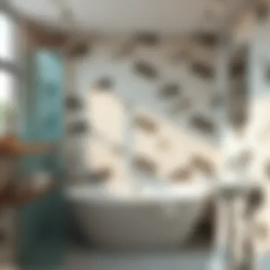 Step-by-step installation of stick-on tiles for a seamless finish