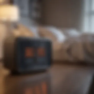 Modern Digital Alarm Clock Sleek digital alarm clock with a modern design