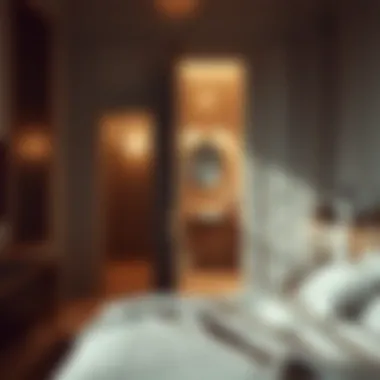 Elegant bedroom-bathroom door design blending aesthetics