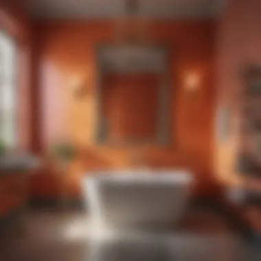 Psychological effects of color in a bathroom setting