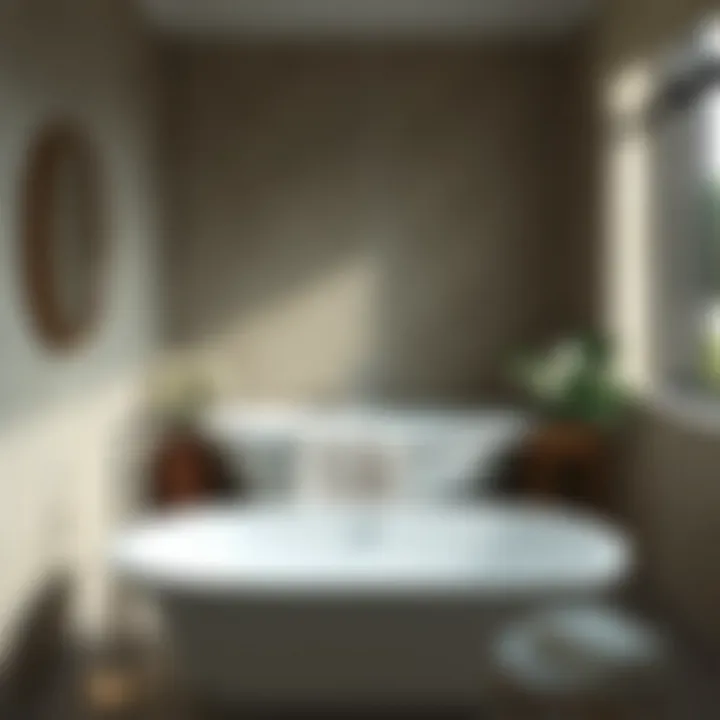 A serene mini bathtub highlighting wellness benefits