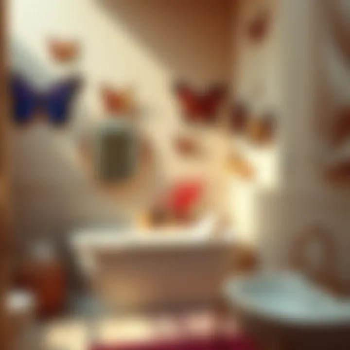 Soothing color palette inspired by butterfly wings