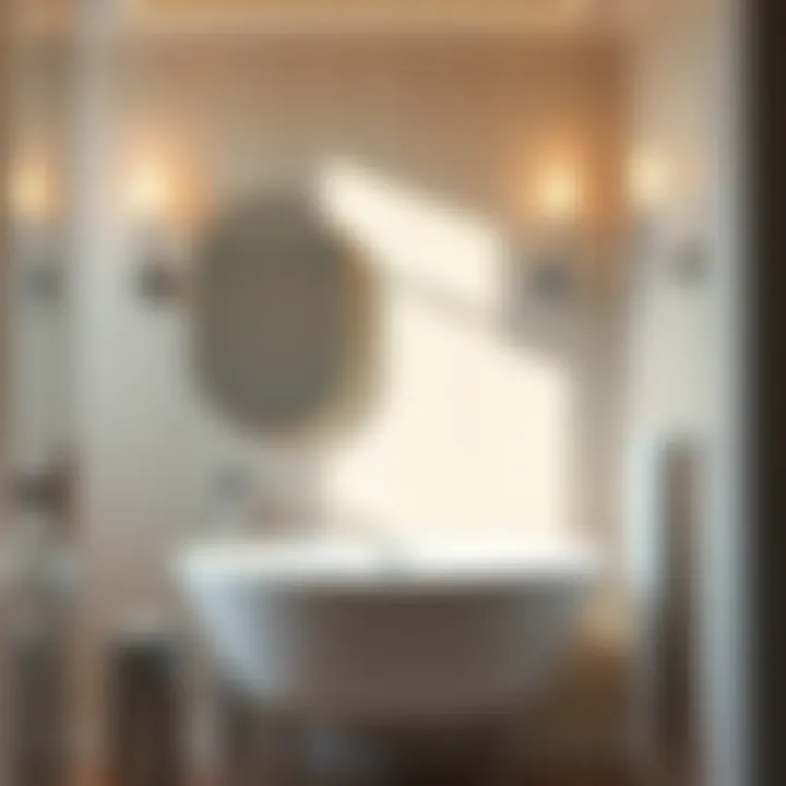 Stylish Chrome Wall Sconces for Bathroom Decor Stylish chrome wall sconces enhancing bathroom decor