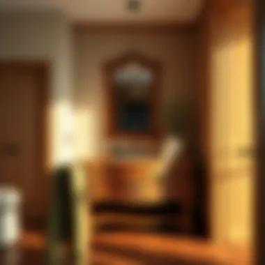 Luxurious Wood Material for Vanities Luxurious wood material used in a hand-crafted vanity