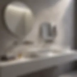 Elegant Hewi bathroom accessories arranged on a countertop showcasing modern design.