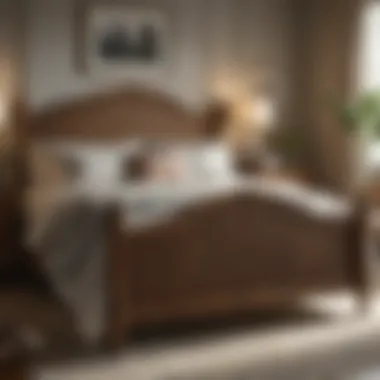 Sophisticated Lexington Wicker Bed Set Elegant Lexington wicker bed set in a serene bedroom