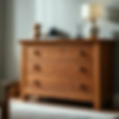 Sophisticated Quarter Sawn Oak Dresser Stylish quarter sawn oak dresser with unique wood texture
