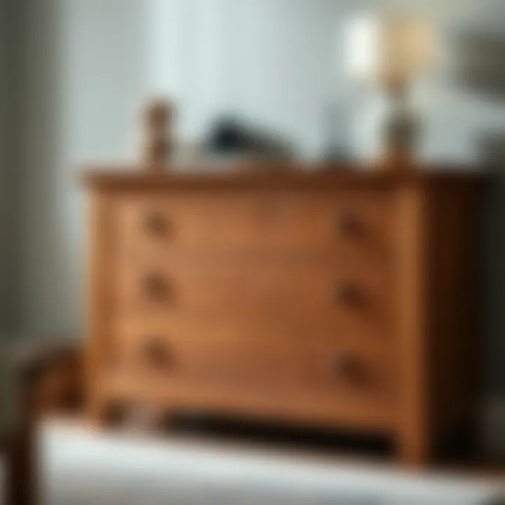 Sophisticated Quarter Sawn Oak Dresser Stylish quarter sawn oak dresser with unique wood texture