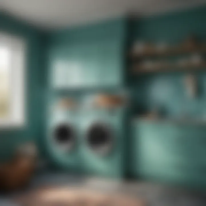 Teal color palette showcasing various shades