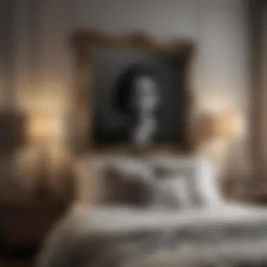 Chic Decorative Accents Trendy decor elements in a youth bedroom