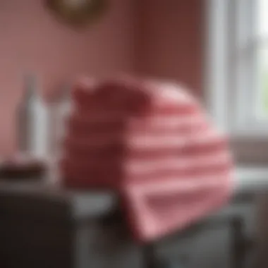Maintenance Tips for Pink Towels Cleaning essentials for maintaining pink hand towels in pristine condition