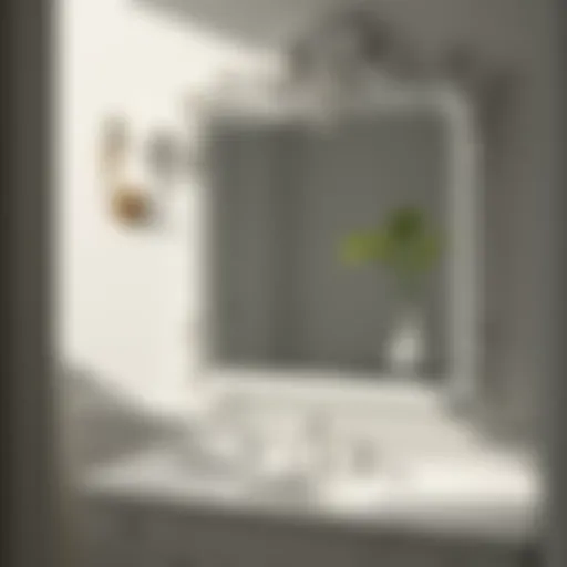 Exploring the Aesthetic and Functional Aspects of White Decorative Bathroom Mirrors Introduction