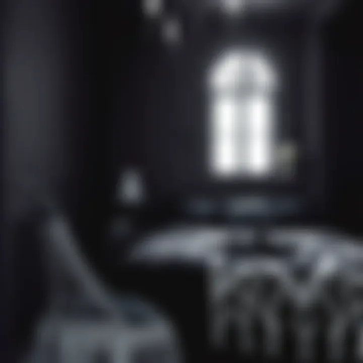 Gothic Color Palette Inspiration Dark color palette showcasing gothic decor elements