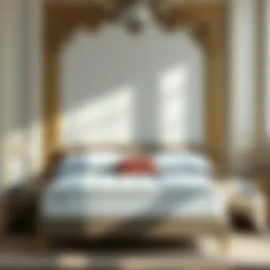 Luxurious king mattress featuring plush fabric