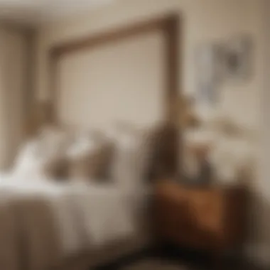 Warm ivory and natural wood elements