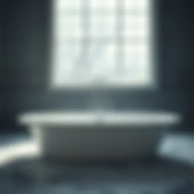 Bathtub Materials and Textures Close-up of bathtub materials and textures